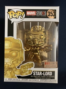 star lord gold chrome funko pop