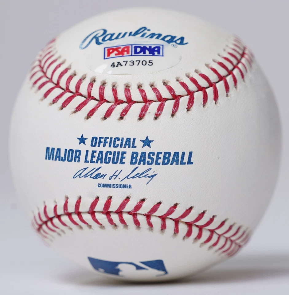 Pelota de béisbol firmada por Adrián González certificado de autenticidad PSA/DNA automática con primera inscripción MLB HR Foto 3 de 4