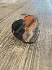 Vintage Sterling Silver 925 Heart Ring Size 7.25