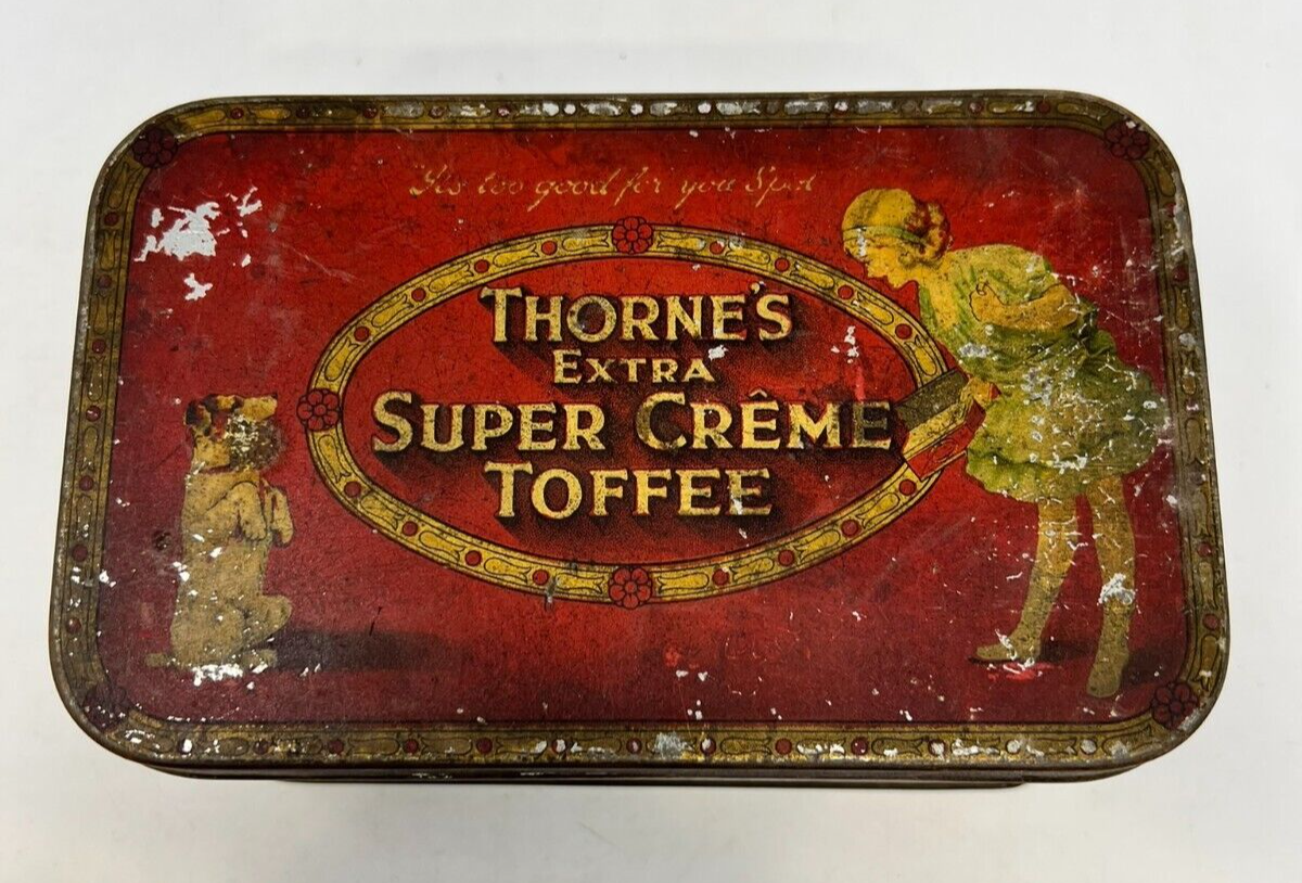 Vintage Thorne's Toffee Tin - Extra Super Creme Toffee | eBay