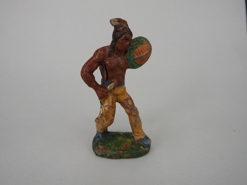 Richard Beck Masse Indianer stehend mit Messer ab 1950 (62333) - Bild 2 von 5