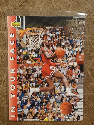 Michael Jordan 1992 Upper Deck NBA Slam Dunk Championship In Your Face -114-