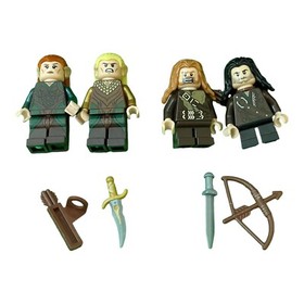 LEGO The Hobbit Tauriel Legolas Hobbits Minifigures 79001 Elf Lot Manual LOTR