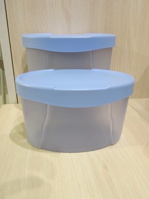 Tupperware, Junge Welle, 2 Vorratsdosen , blau, 1,9l und 1,2l