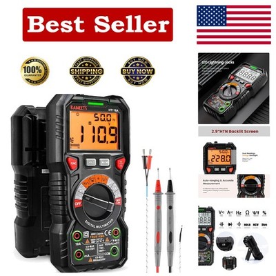 High Accuracy Digital Multimeter - 6000 Counts, Auto-Ranging, Safety Certified