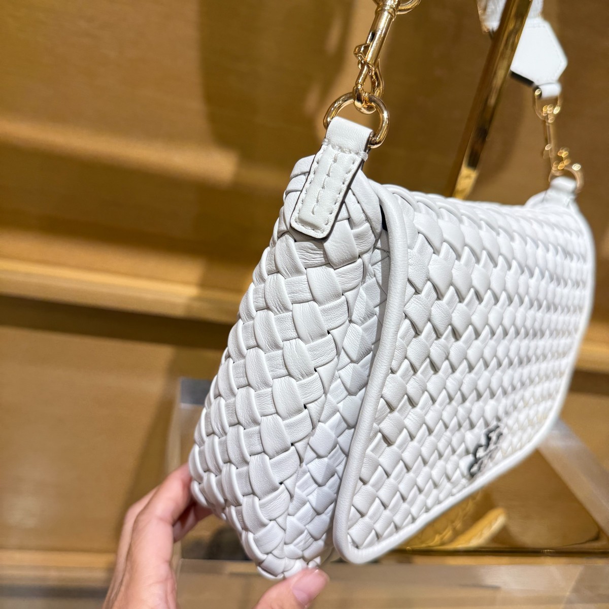 Tory Burch Thea Flap Crossbody 176008Cedar $695 White | eBay