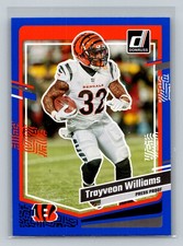 2023 Donruss #59 Trayveon Williams Press Proof Blue Cincinnati Bengals
