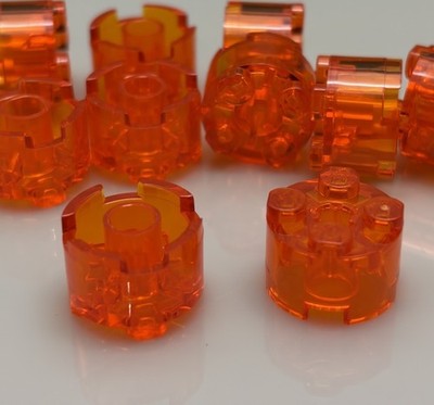 Lego Stein 2 x 2 Runde 3941 aus Nezha's Feuerring Set 80034 - 10 Stück NEU