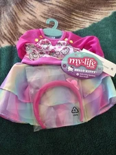 My Life As Hello Kitty Rainbow Skirt Outfit for 18' Dolls