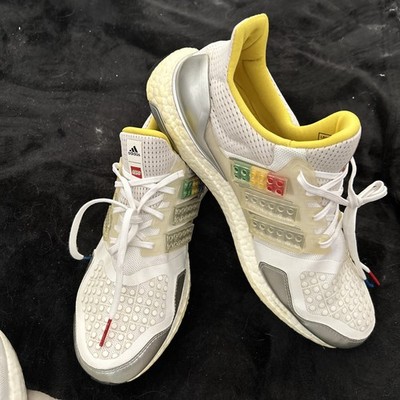 Adidas UltraBoost DNA LEGO Plates FY7690 White Platinum Footwear Size 12 