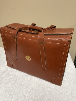 VINTAGE   Procter & Gamble Leather Salesman Sample Case Advertising Display Bag