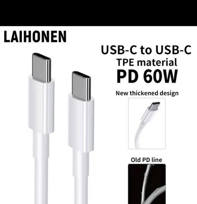  Schnellladekabel USB Typ C Datenkabel für Samsung Huawei Xiaomi Handy 2 Stück