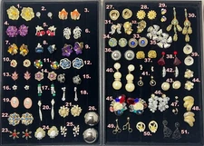 'You Pick' Vintage Earrings Jewelry