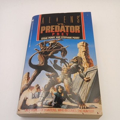 Aliens VS Predator Prey 1994 Banta Book Novel Steve & Stephani Perry VTG 90s