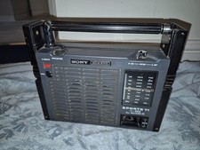 Sony Sports 11 Radio Black Solid State All Weather Vintage Used Working