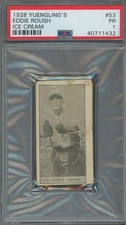 Eddie Roush 1928 Yuengling's Ice Cream #53 - PSA 1 - Hall of Fame