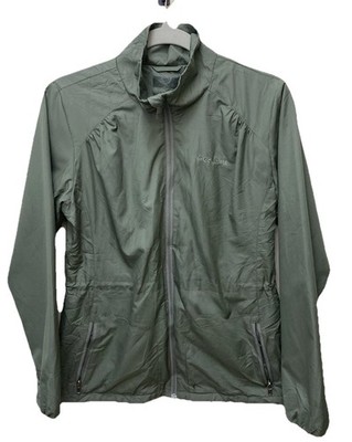Columbia Damen Light Windbreaker Jacke XL grün Full Zip Wandern (passt L/XL)