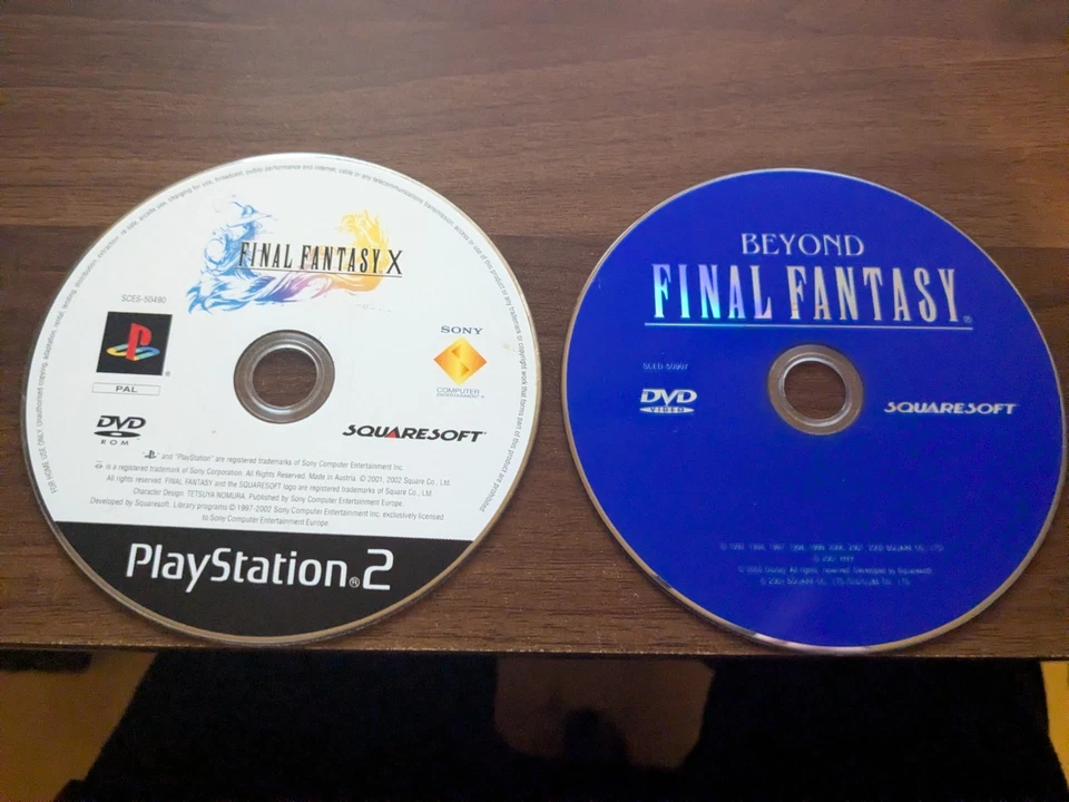 Final Fantasy x + Beyond Final Fantasy PS2 Discs Only - Image 1 of 1