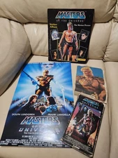 1987 MASTERS OF THE UNIVERSE Panini Movie Sticker Album 100% COMPLETE VHS POSTER