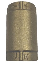 EverFlow Inline Spring Loaded Check Valve Backflow Prevention Lead-Free 1-1/2