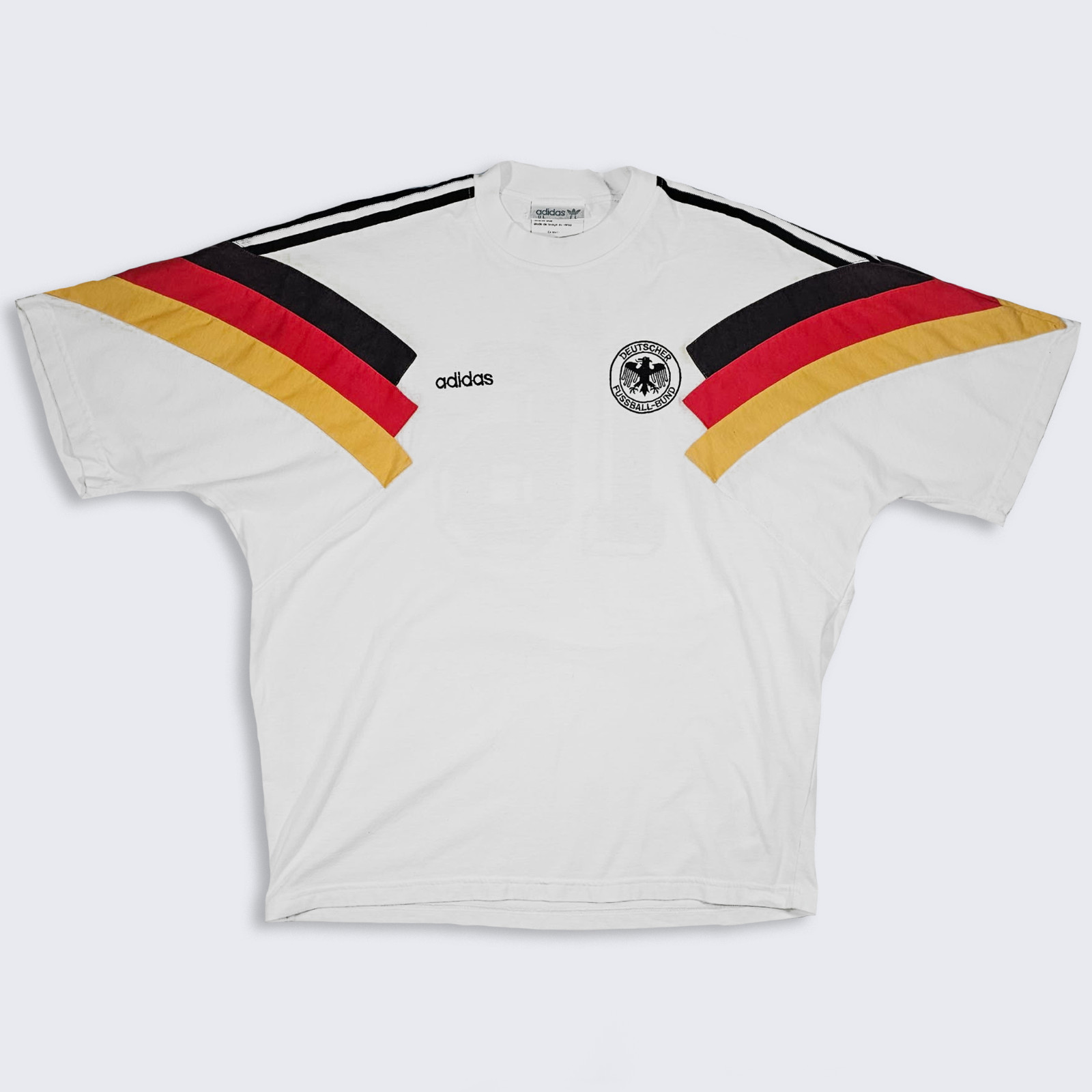Germany Vintage 90s Adidas World Cup Soccer Cotton Jersey Shirt