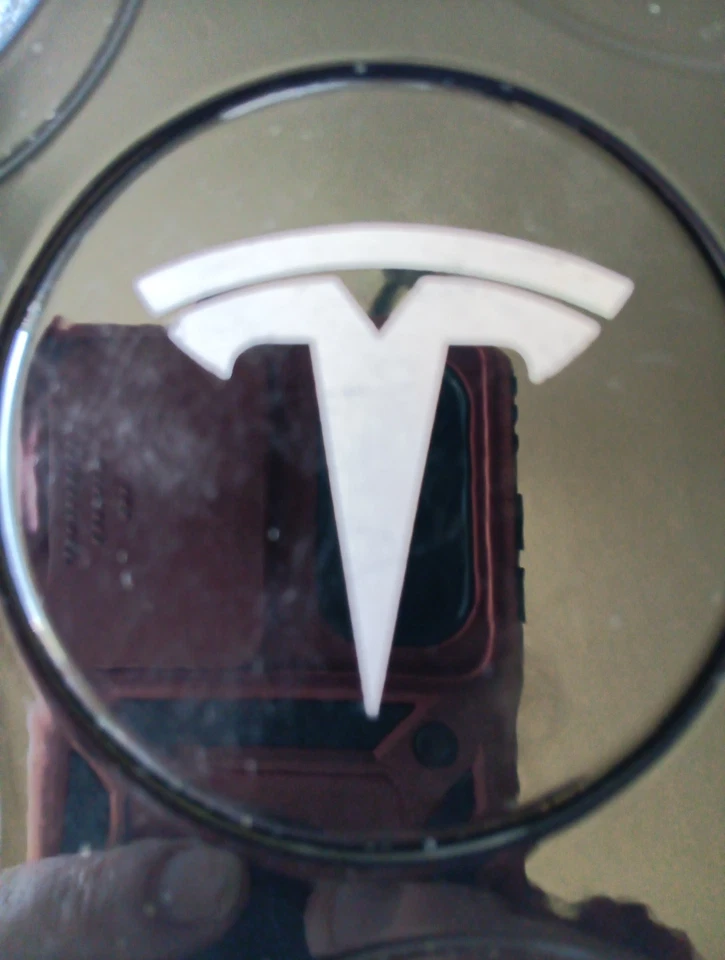 Tesla Lug Nut Cover Set Of 4 *New w/open Box (HUB CAP) - Image 2 of 3