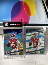 Patrick Mahomes 2019 Panini Prestige Banner Season Blue Xtra Points + Base