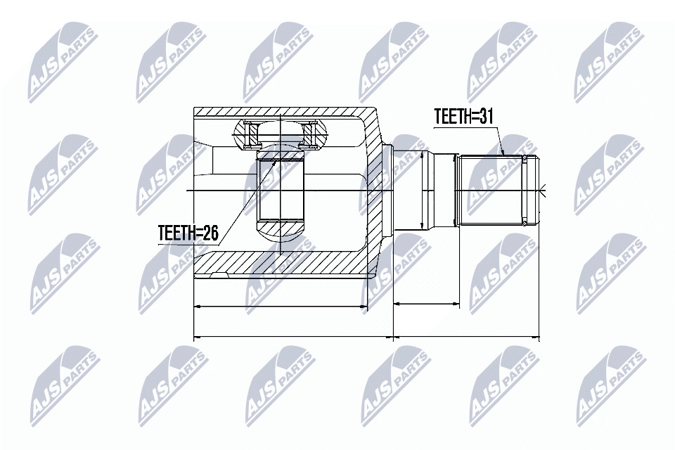 Fits NTY NPW-FR-065 Inner joint ⭐UK Stock⭐ - Image 15