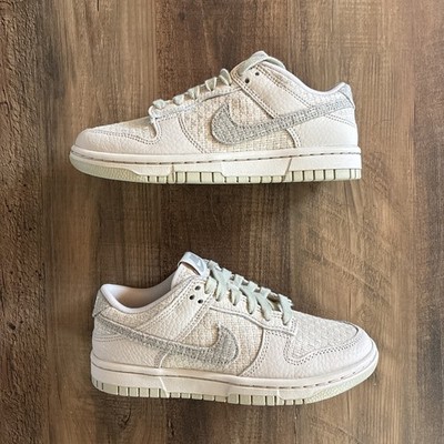 Nike Dunk Low Women Size 5 Woven SandDrift Shoes IB7947-126 New | eBay