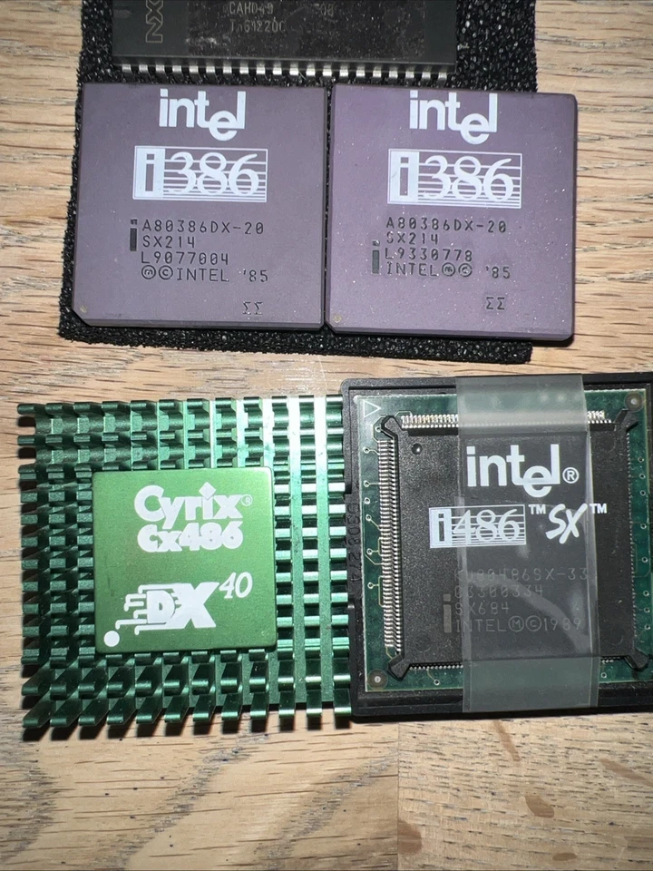 Intel i386 DX-20 A80386DX-33 CPU Chip Prozessor i486DX-40 i486DX-33