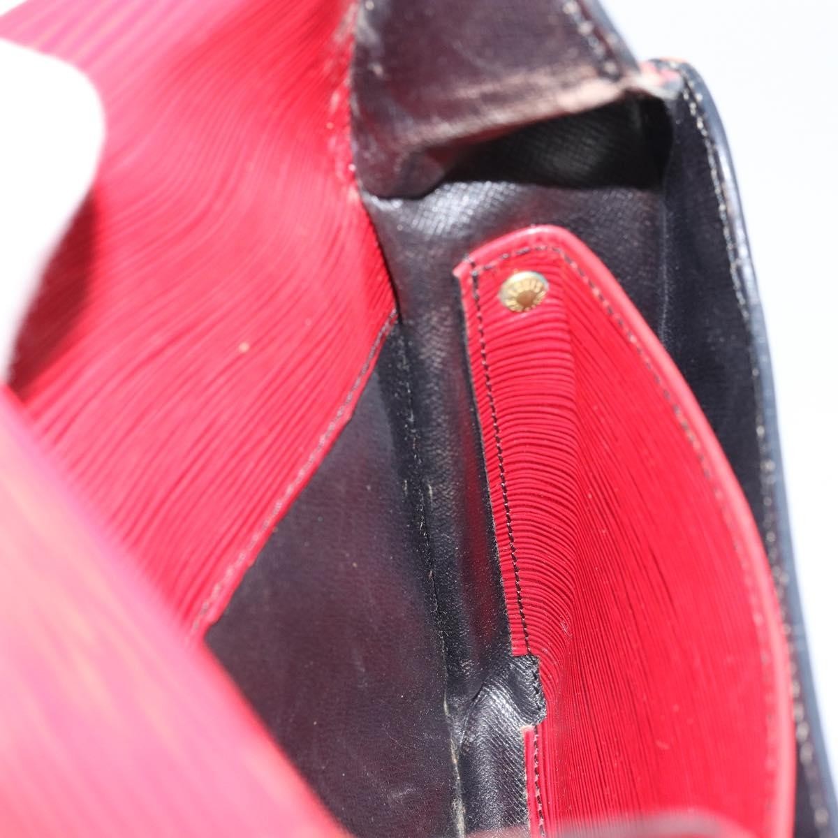Louis Vuitton Cartouchiere Epi Leather Red Shoulder Bag — image 22