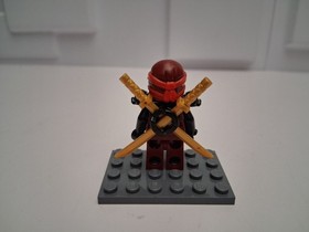 LEGO Ninjago Hands of Time Kai Minifigure Fire Ninja Armor 70627 891729 njo0277