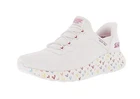 SKECHERS WOMEN'S BOBS SQUAD CHAOS - JOLLY GLOW 117249/WHT WALKING SHOES