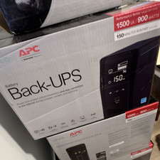APC BN1500M2 Battery Backup 1500VA 900W AVR 10 Outlets Black