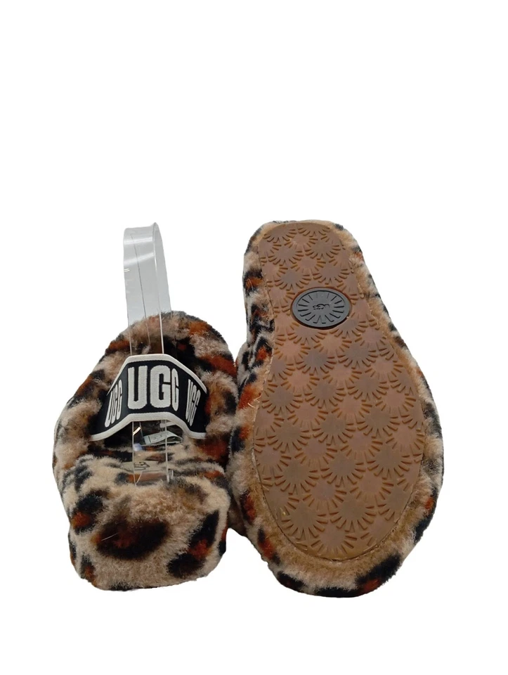 UGG Pantuflas Mujeres Zapatillas para casa Talla EU 37 blanco puro-marrón-negro - Imagen 2 de 4