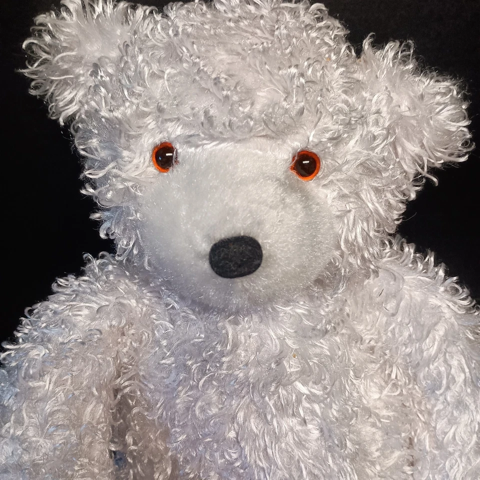 Peluche Cepia Glo E Bear Color Kinetics Blanco Rizado 15" con etiquetas no funciona Foto 2 de 4