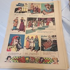 Lot Of 25 PRINCE VALIANT Newspaper Comics 1949 - 1952 Other Comics On The Back