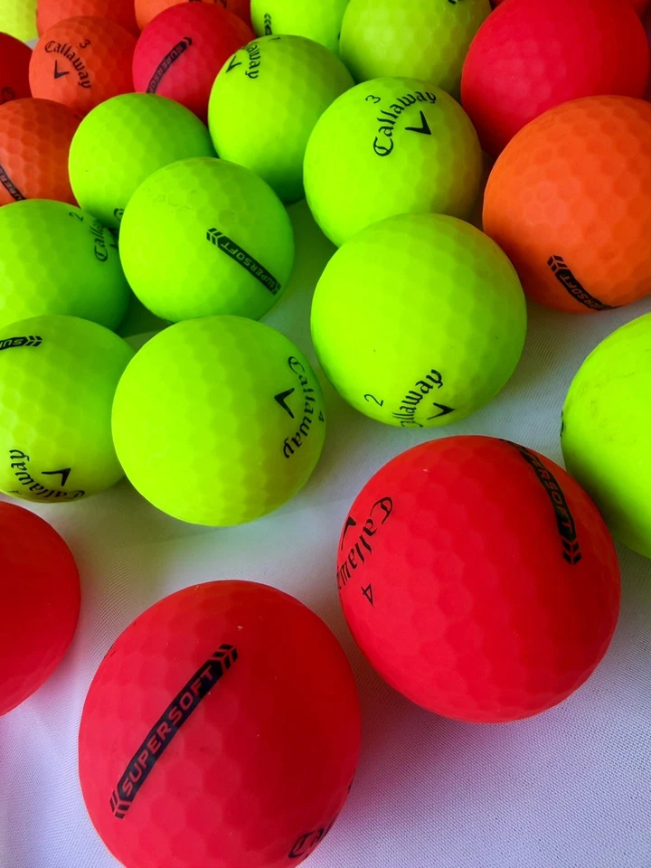 60 pelotas de golf Callaway Supersoft usadas mate como nuevas 5A + envío GRATIS Foto 3 de 4