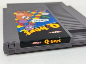 NES Nintendo - Q*Bert w/Manual & Dust Cover - Tested (Ultra, 1989)