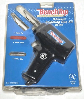 BenchTop Soldering Gun Kit 100 Watt 120 Volt Model SG-109 BRAND NEW Tool