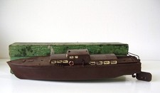 Seltenes Motorboot Schiff Piko Bakelit in OVP aus DDR Zeit