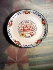 1 international Tableworks Appletime Stoneware Salad Plates Retired 1995