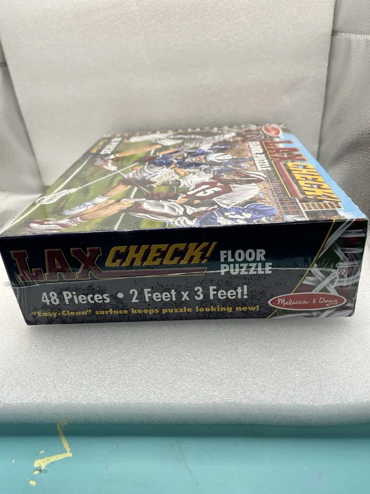 Rompecabezas de piso Melissa and Doug, lacrosse a cuadros laxos, 2'x3' Foto 3 de 3