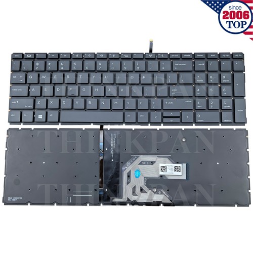 Genuine US Laptop keyboard Backlit for HP ProBook 450 G6 G7 455 G6 G7 455R G6 G7 - Bild 1 von 8