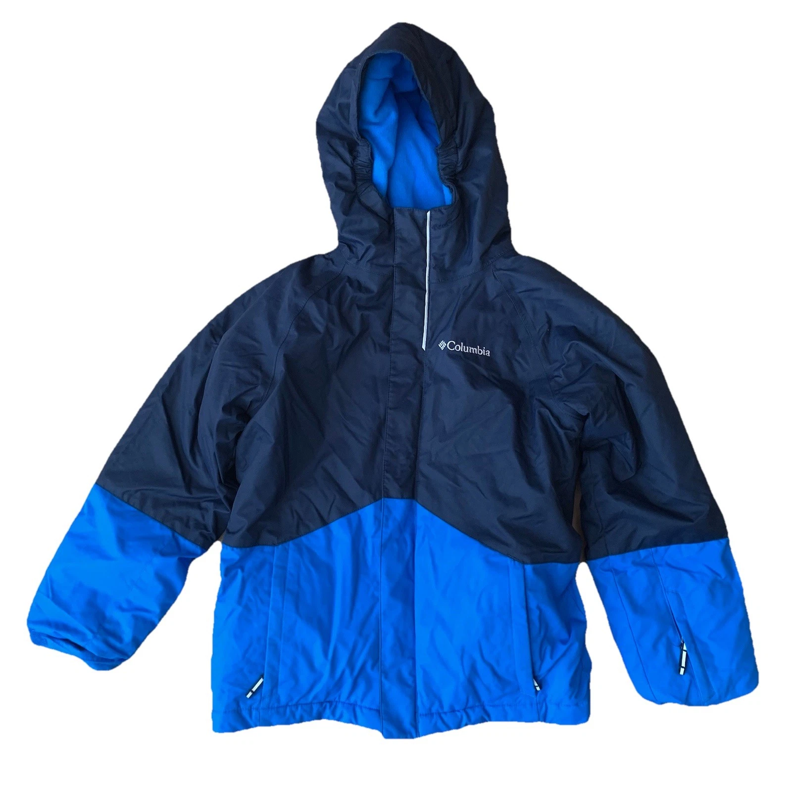 Columbia Jacket Youth Small 7/8 Blue Hooded Interchange Omni Heat Snow Ski
Opens in a new window or