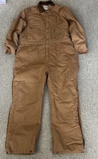 C.E. Schmidt Workwear Mens XL-Regular Coveralls Brown One Piece LS/ Zip 48-50