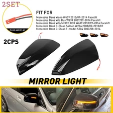 2set Side Mirror Lights LED Dynamic Turn Signal For Mercedes Benz S204 W204 Vito