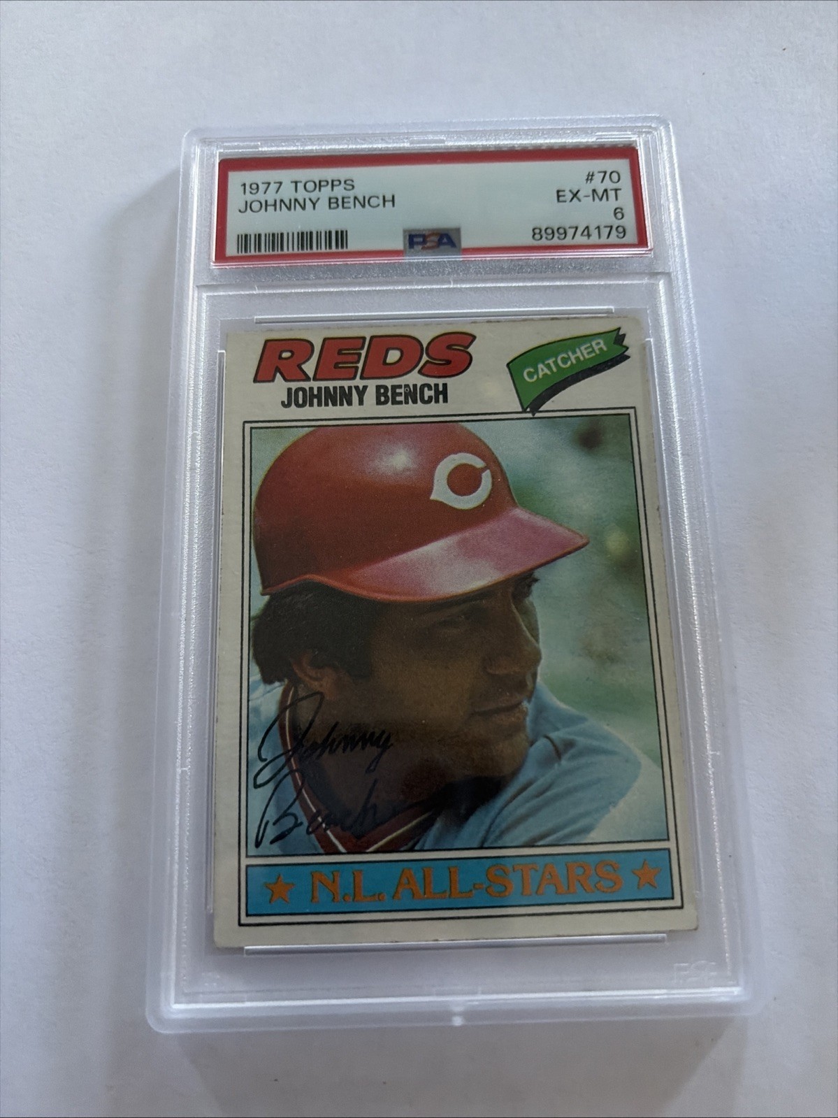 1977 Topps - Johnny Bench #70 PSA 6