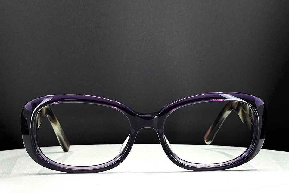 VERA WANG ISMENE AY Mujer Púrpura Gris Ovalado Borde Completo Anteojos SOLO MARCOS Foto 2 de 4