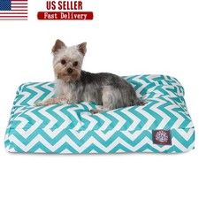 Rectangle Dog Bed Washable Non Slip Comfy Pet Bed W/ Removable Cover Ideal Crate